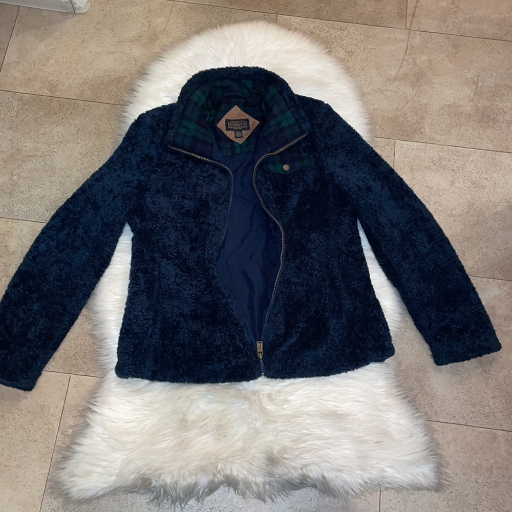 Pendleton Teddy Bear/ Plaid Sweater - image 3